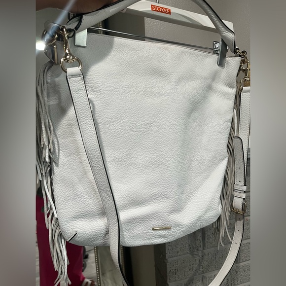 Rebecca Minkoff White Fringe Shoulder Bag - Picture 3 of 5